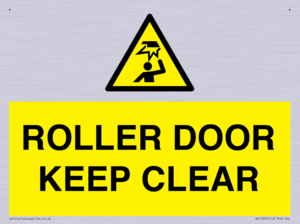 ROLLER DOOR KEEP CLEAR